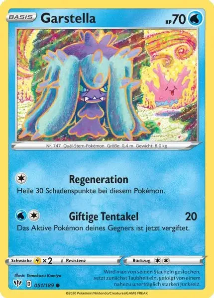 garstella 051/189 – Pokémon Flammende Finsternis Karte