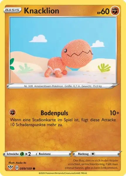 knacklion 089/189 – Pokémon Flammende Finsternis Karte