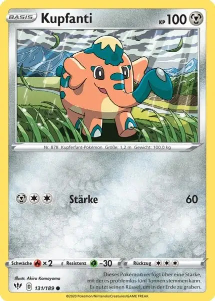 kupfanti 131/189 – Pokémon Flammende Finsternis Karte