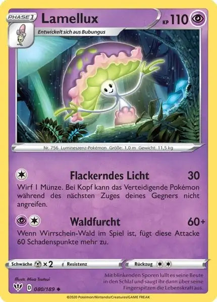lamellux 080/189 – Pokémon Flammende Finsternis Karte