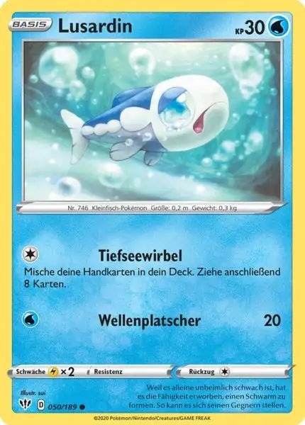 lusardin 050/189 – Pokémon Flammende Finsternis Karte