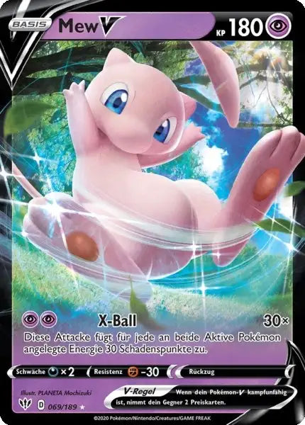 mew v 069/189 – Pokémon Flammende Finsternis Karte