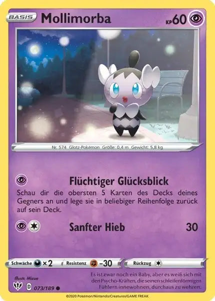 mollimorba 073/189 – Pokémon Flammende Finsternis Karte