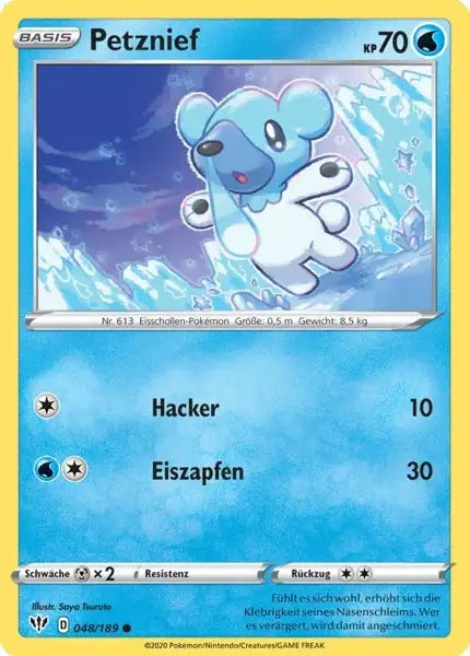 petznief 048/189 – Pokémon Flammende Finsternis Karte