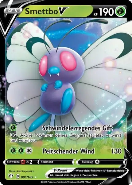 smettbo v 001/189 – Pokémon Flammende Finsternis Karte
