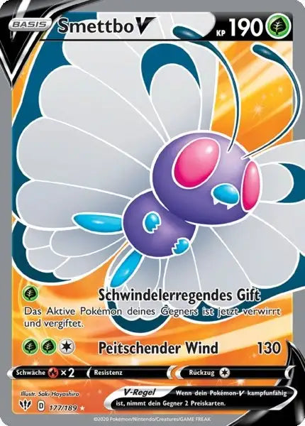 smettbo v 177/189 – Pokémon Flammende Finsternis Karte