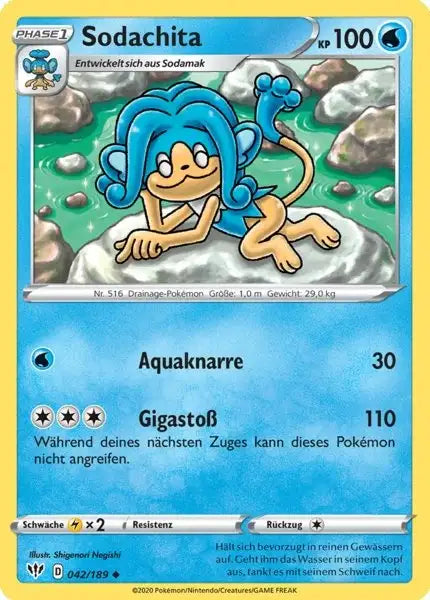 sodachita 042/189 – Pokémon Flammende Finsternis Karte