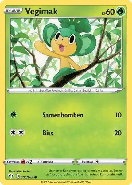 vegimak 006/189 – Pokémon Flammende Finsternis Karte