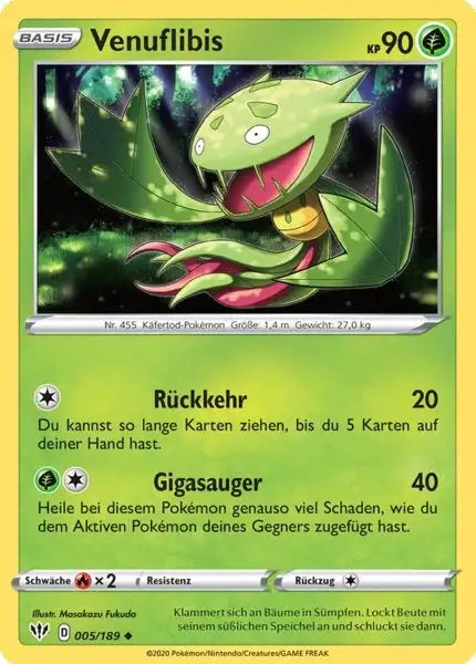 venuflibis 005/189 – Pokémon Flammende Finsternis Karte