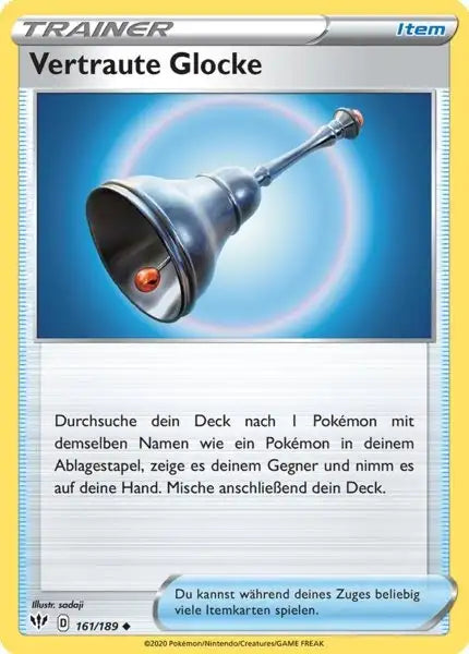 vertraute 161/189 – Pokémon Flammende Finsternis Karte