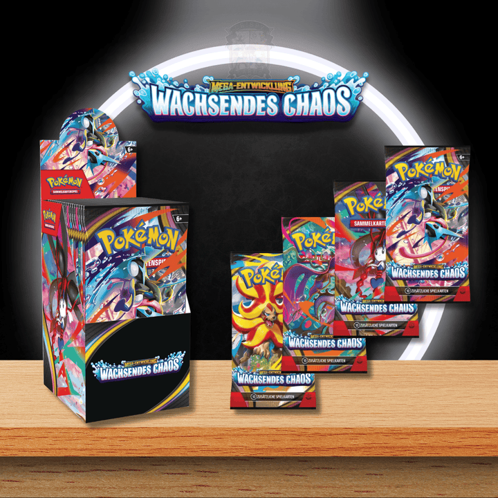 Pokémon Display aus Mega-Entwicklung Wachsendes Chaos auf Deutsch