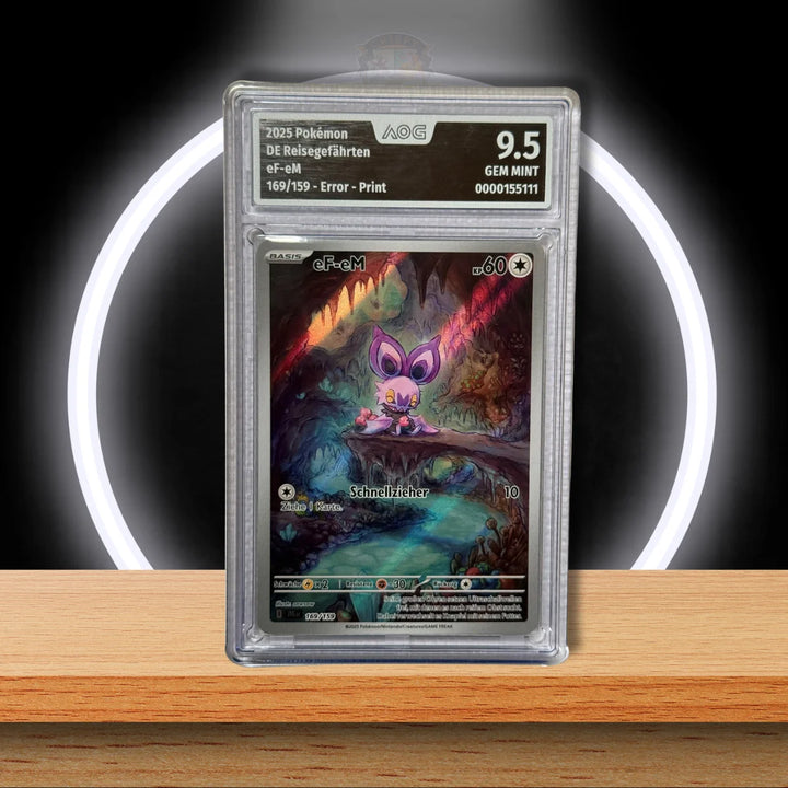 Pokémon eF-eM 169/159 AOG 9.5 Error Print DE kaufen