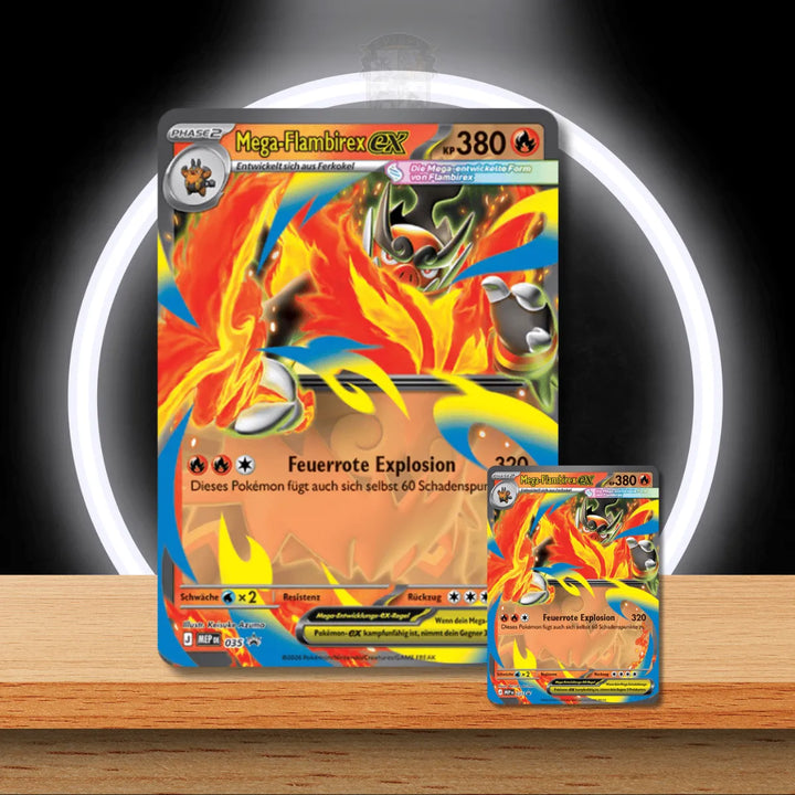Pokémon Erhabene Helden Flambirex ex Kollektion für Sammler und Spieler