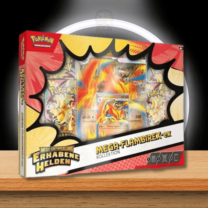 Pokémon Erhabene Helden Mega Flambirex ex Box auf Deutsch kaufen