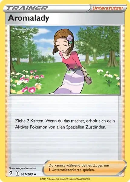 aromalady 141/203 – Pokémon Drachenwandel Karte