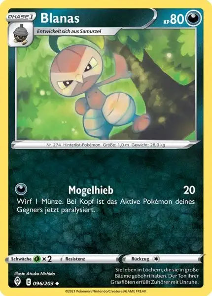 blanas 096/203 – Pokémon Drachenwandel Karte