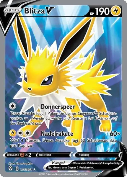 blitza v 177/203 – Pokémon Drachenwandel Karte