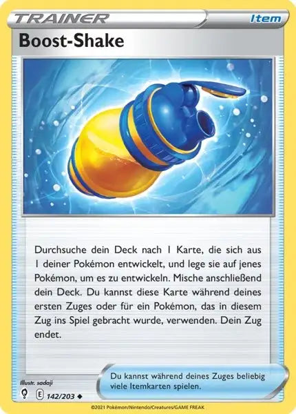 boost shake 142/203 – Pokémon Drachenwandel Karte