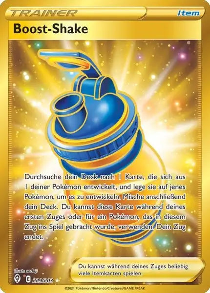 boost shake 229/203 – Pokémon Drachenwandel Karte