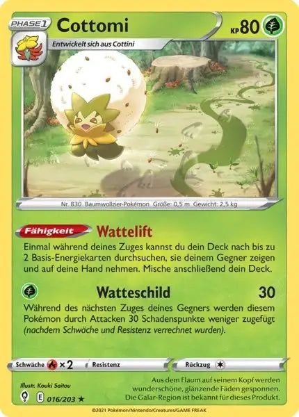 cottomi 016/203 – Pokémon Drachenwandel Karte