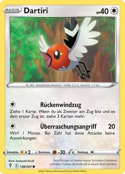 dartiri 138/203 – Pokémon Drachenwandel Karte
