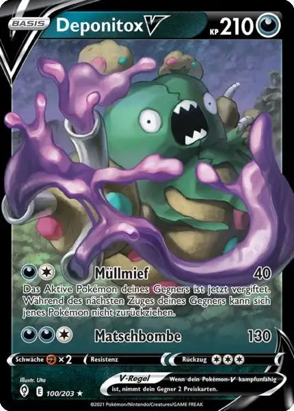 deponitox v 100/203 – Pokémon Drachenwandel Karte