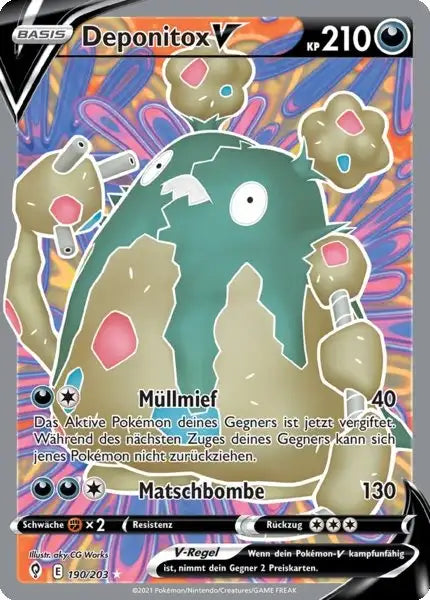 deponitox v 190/203 – Pokémon Drachenwandel Karte