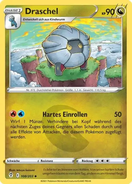 draschel 108/203 – Pokémon Drachenwandel Karte