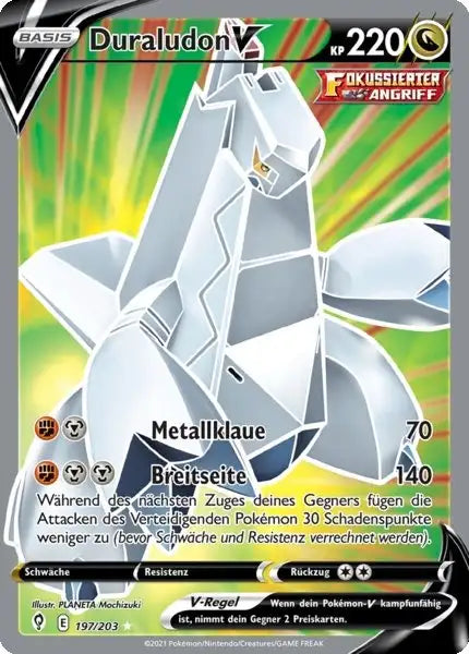 duraludon v 197/203 – Pokémon Drachenwandel Karte