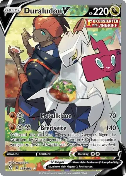 duraludon v 198/203 – Pokémon Drachenwandel Karte