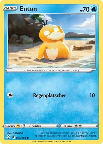 enton 024/203 – Pokémon Drachenwandel Karte