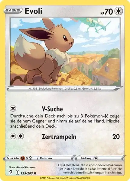 evoli 125/203 – Pokémon Drachenwandel Karte