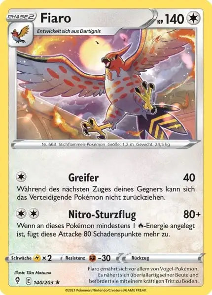 fiaro 140/203 – Pokémon Drachenwandel Karte