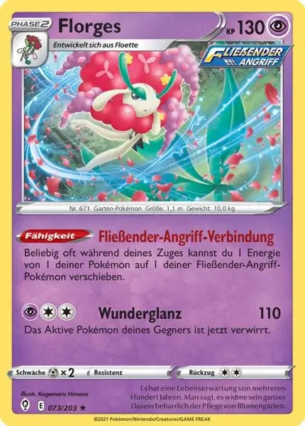 florges 073/203 – Pokémon Drachenwandel Karte
