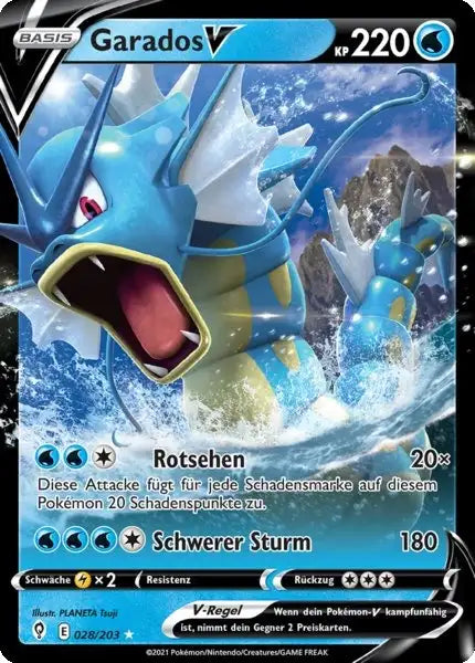 garados v 028/203 – Pokémon Drachenwandel Karte