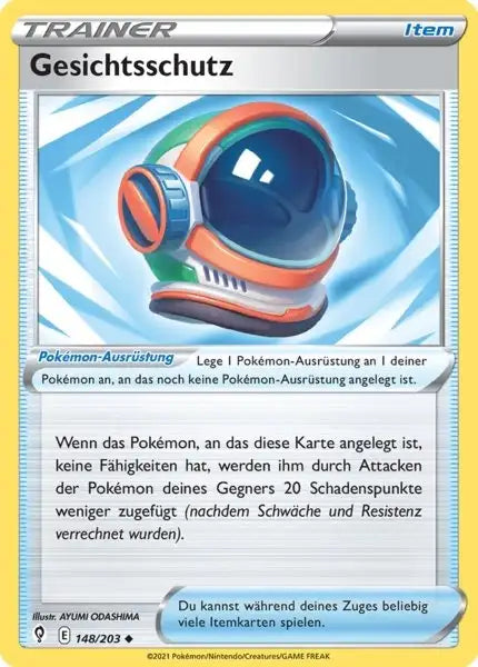 gesichtsschutz 148/203 – Pokémon Drachenwandel Karte