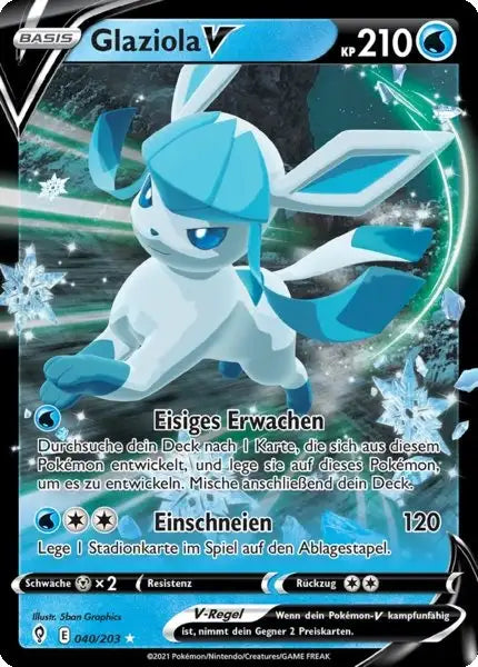 glaziola v 040/203 – Pokémon Drachenwandel Karte
