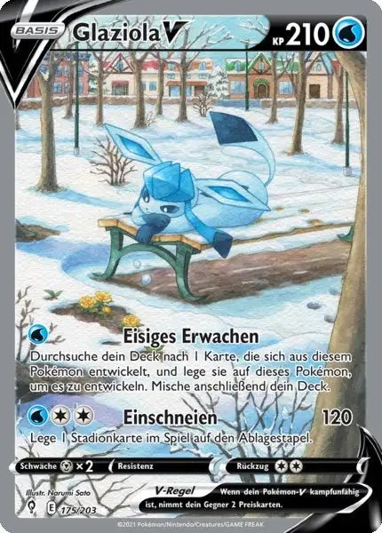 glaziola v 175/203 – Pokémon Drachenwandel Karte