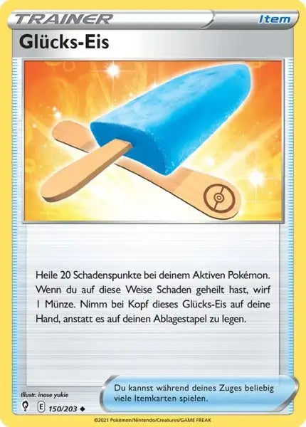gluecks eis 150/203 – Pokémon Drachenwandel Karte