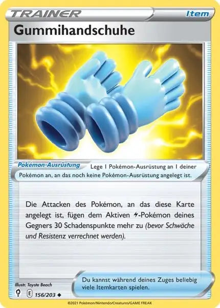 gummihandschuhe 156/203 – Pokémon Drachenwandel Karte