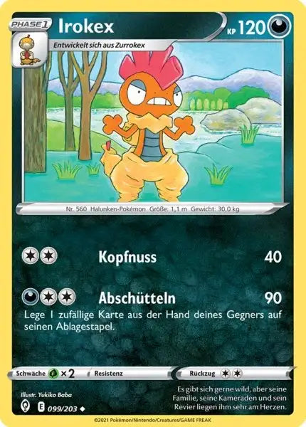 irokex 099/203 – Pokémon Drachenwandel Karte