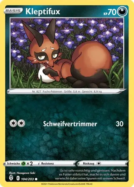 kleptifux 104/203 – Pokémon Drachenwandel Karte