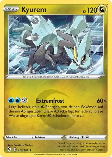 kyurem 116/203 – Pokémon Drachenwandel Karte