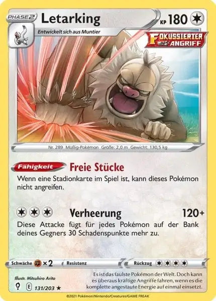 letarking 131/203 – Pokémon Drachenwandel Karte
