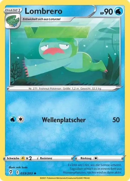 lombrero 033/203 – Pokémon Drachenwandel Karte