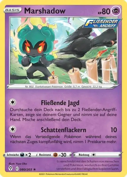 marshadow 080/203 – Pokémon Drachenwandel Karte