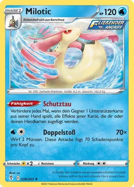 milotic 038/203 – Pokémon Drachenwandel Karte
