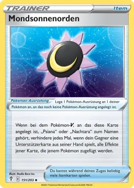 mondsonnenorden 151/203 – Pokémon Drachenwandel Karte
