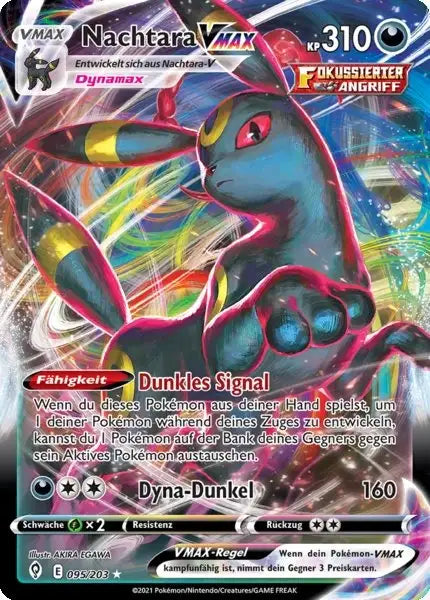 nachtara vmax 095/203 – Pokémon Drachenwandel Karte