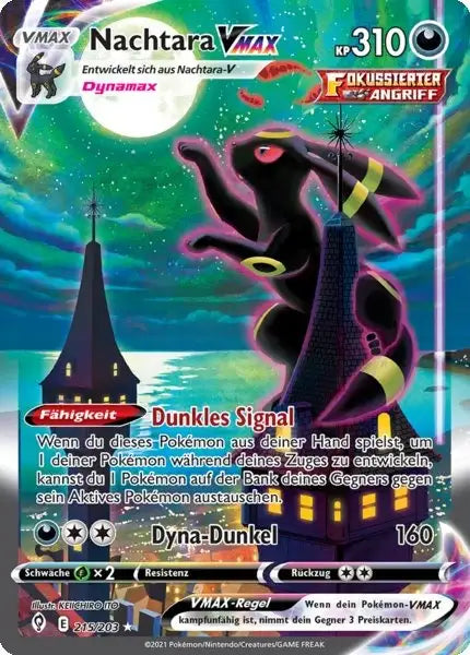 nachtara vmax 215/203 – Pokémon Drachenwandel Karte